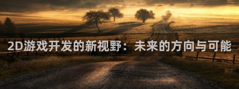 沐鸣娱乐2注册官网：2D游戏开发的新视野：未来的方向与可能